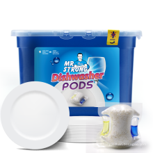 Kitchen deep cleaning dishwasher pods detergent